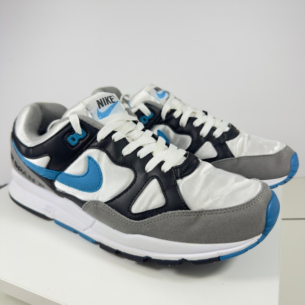 Nike Air Span II Recrafted Mens Size 11 Grey Blue White AH8047-001 Sneakers - Picture 5 of 15